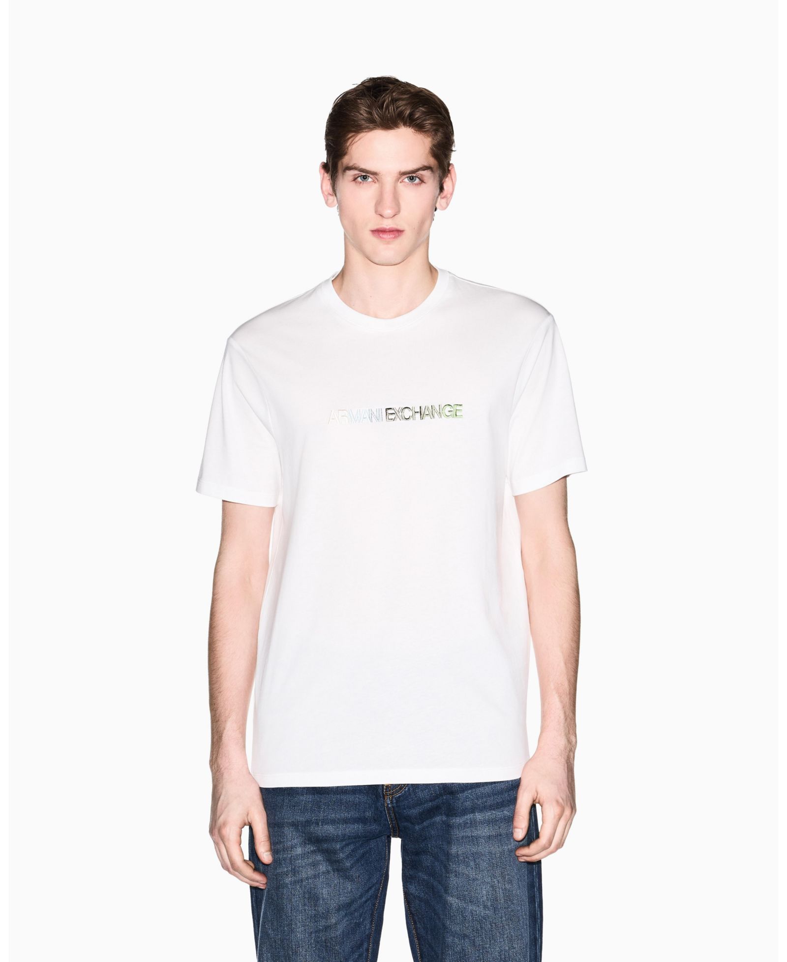 Мужская футболка A|X Armani Exchange Short Sleeve Rainbow Logo
