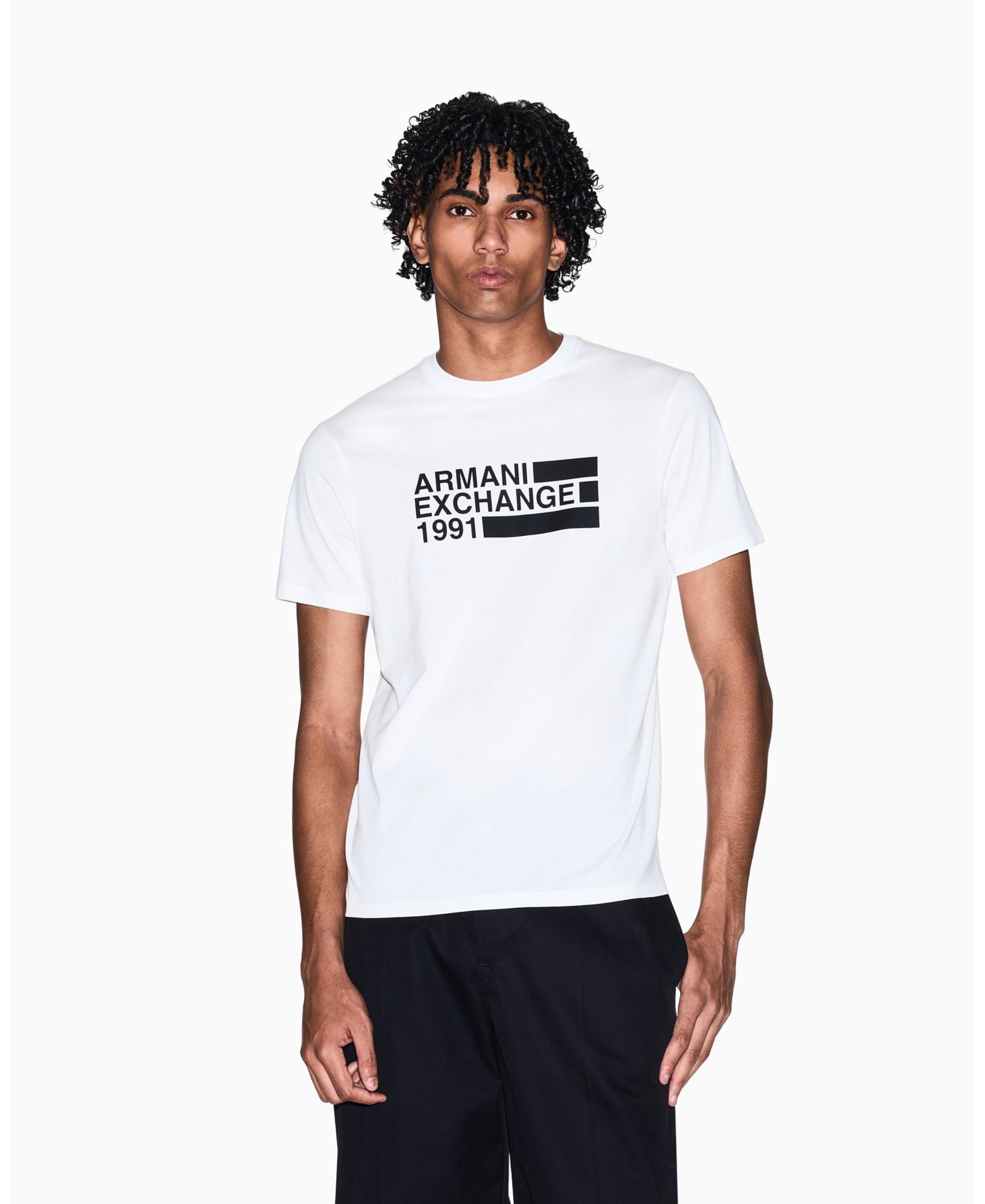 Мужская футболка A|X Armani Exchange с логотипом и коротким рукавом
