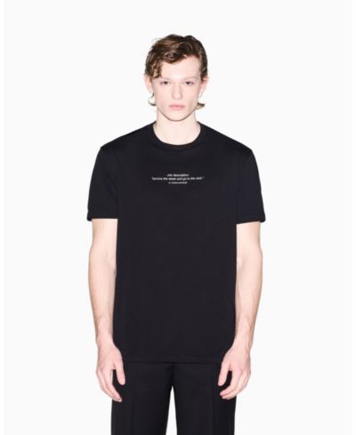 A|X Armani Exchange Men's Short Sleeve Fun Wording T-Shirt