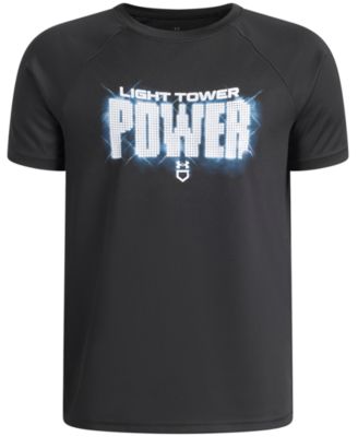 Under Armour Boys' 8-20 Basketball Light Tower Power Short-Sleeve T-Shirt