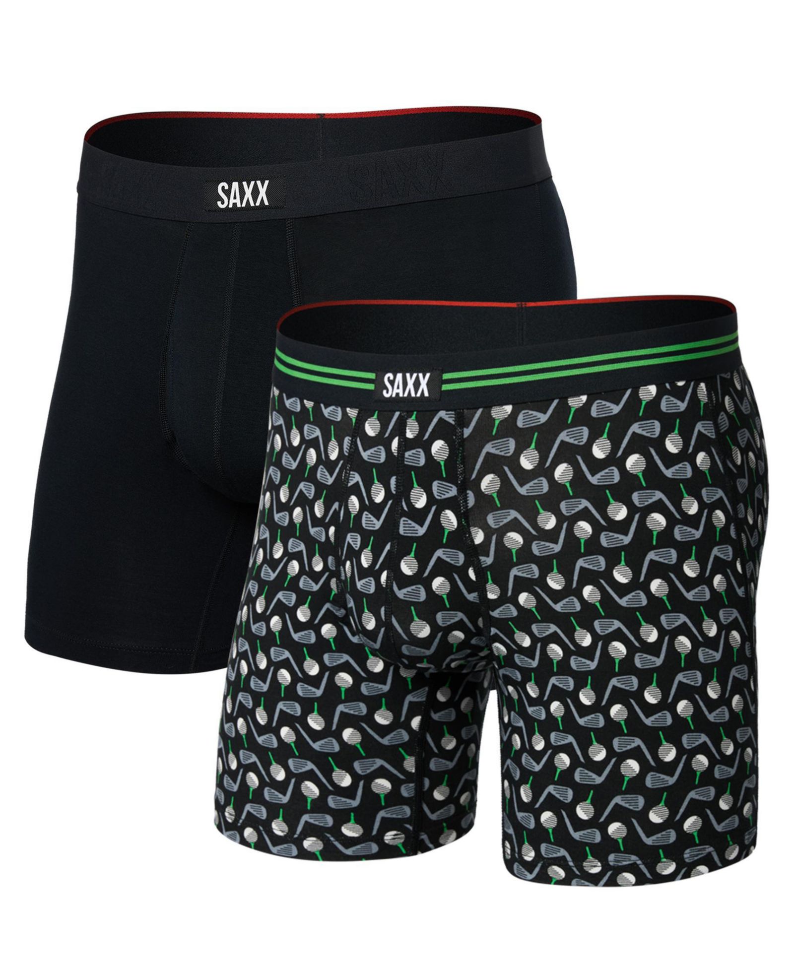 SAXX Men's Vibe Xtra Soft Comfort Boxer Briefs, 2-Pack