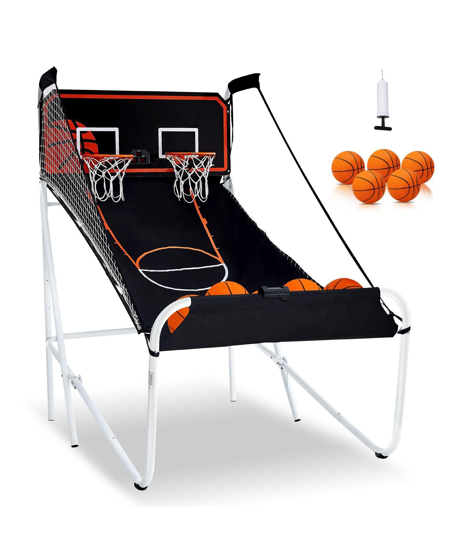 Sugift Foldable 2-Player Dual Shot Basketball Arcade Game, Ages 8+