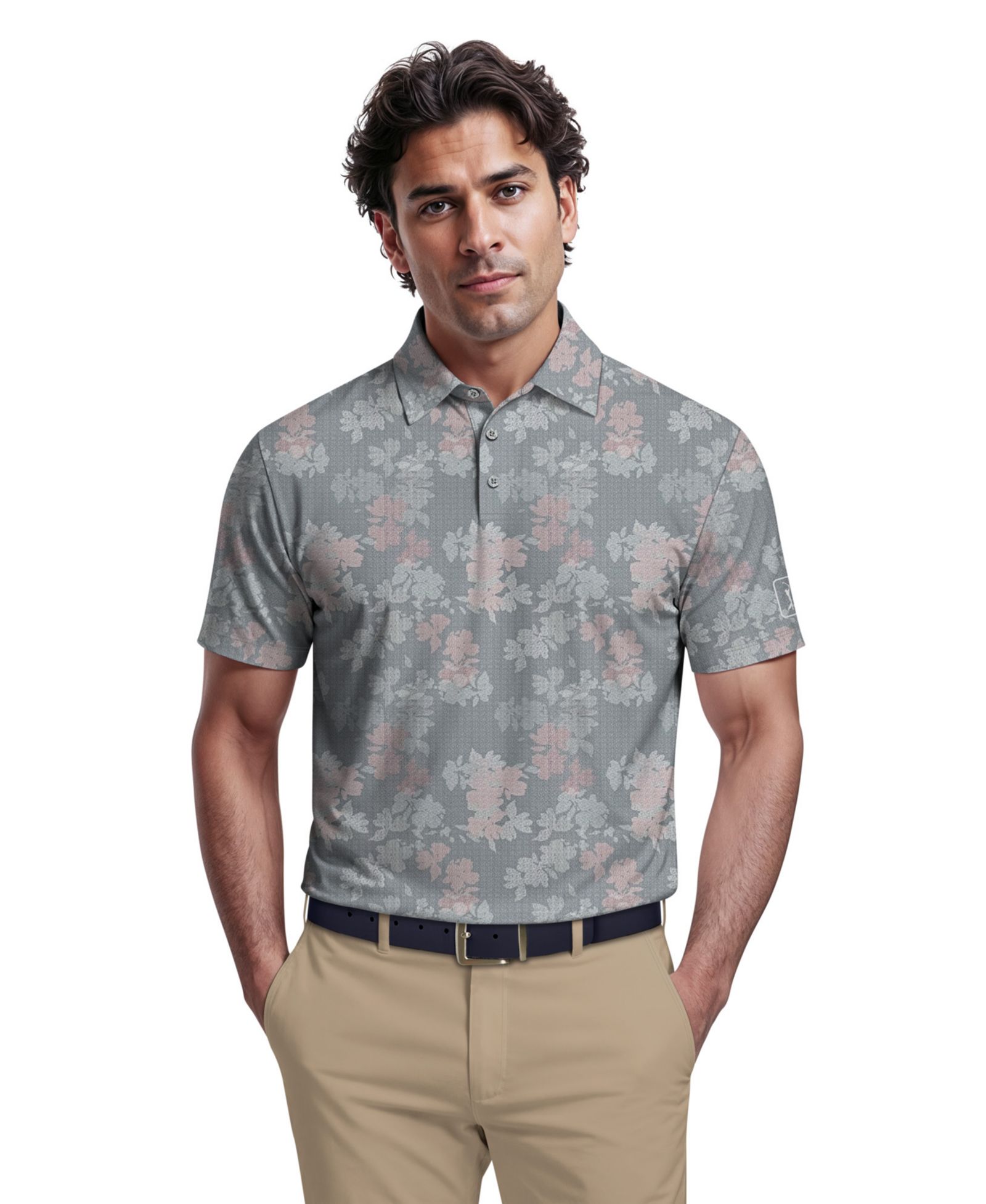 PGA TOUR Men's Short-Sleeve Polo Shirt