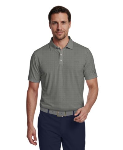Мужская рубашка-поло PGA TOUR Micro Argyle Jacquard Short-Sleeve Golf