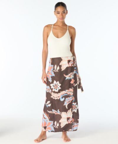 Vince Camuto Женский Printed Wrap Swim Maxi Skirt