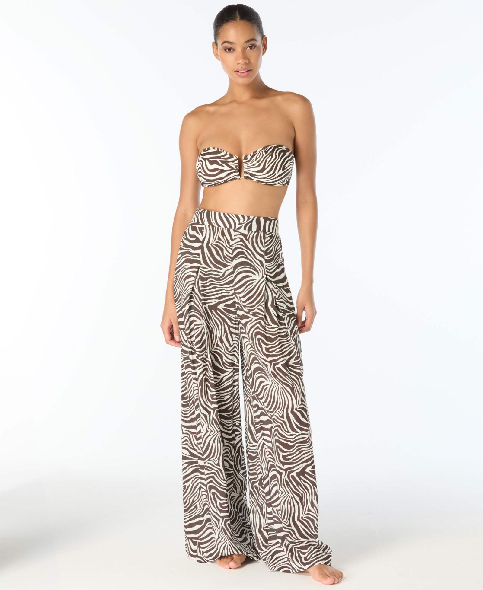 Vince Camuto Women's Printed Cover-Up Pants