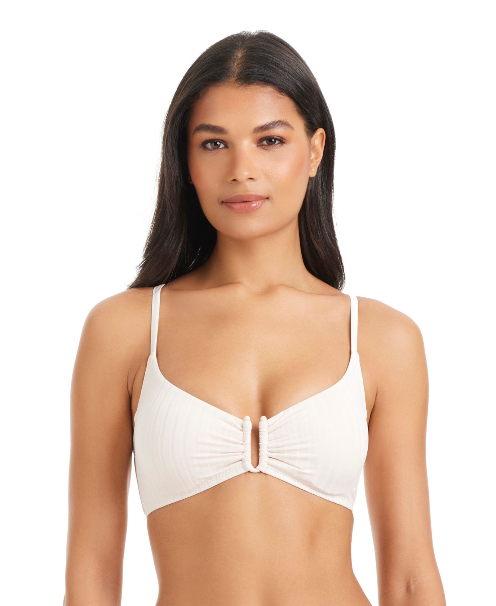 Sanctuary Women's Refresh Ribbed Tie-Back Bikini Top