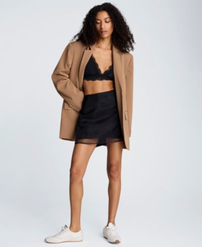 Kenneth Cole Women's Sheer Mini Skirt