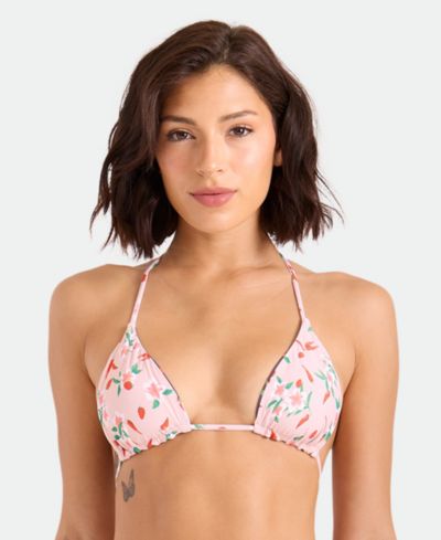 Женский бикини Volcom Floral Print Adjustable Straps Top
