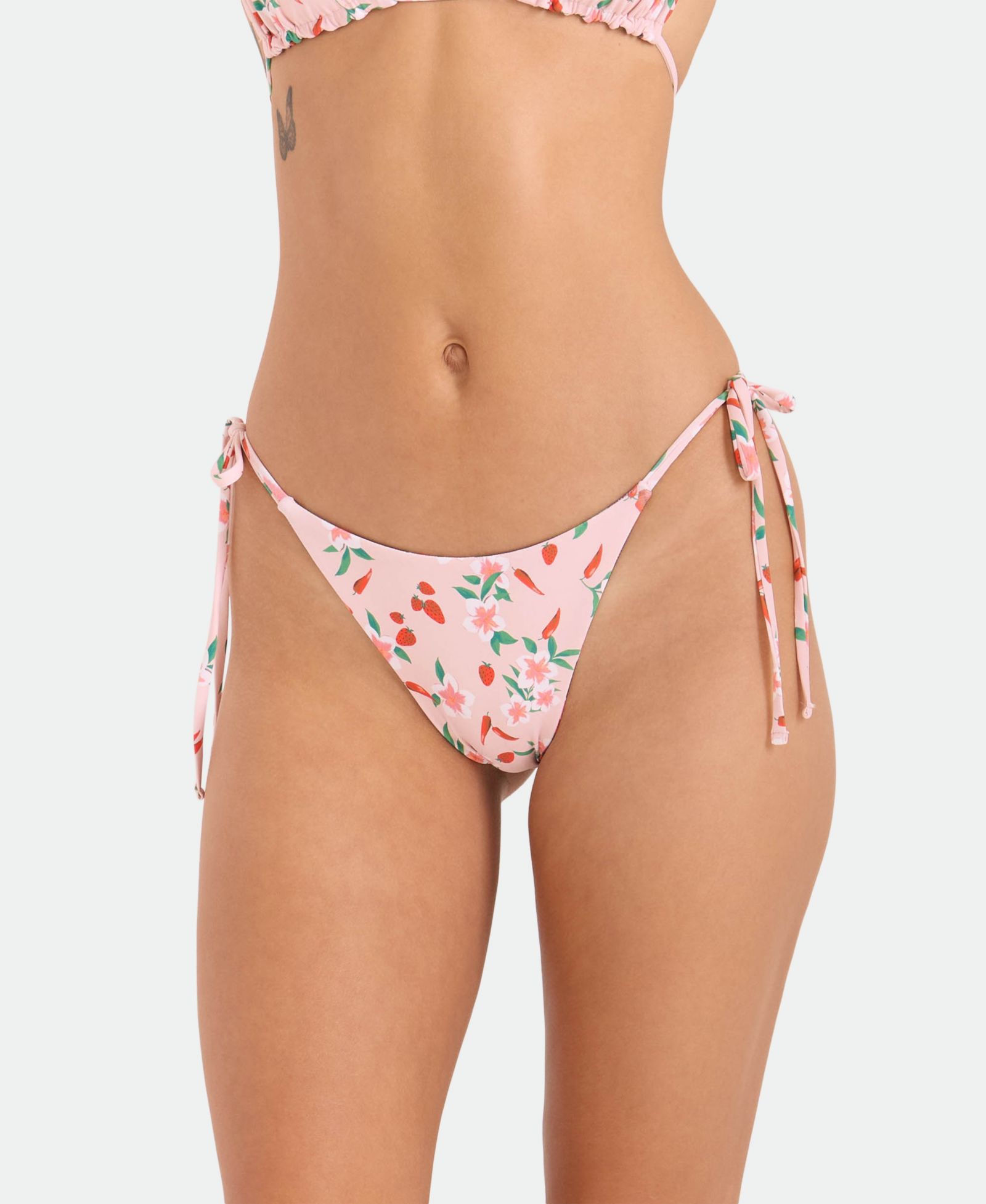 Женские плавки для бикини Volcom Floral Print Side-Tie