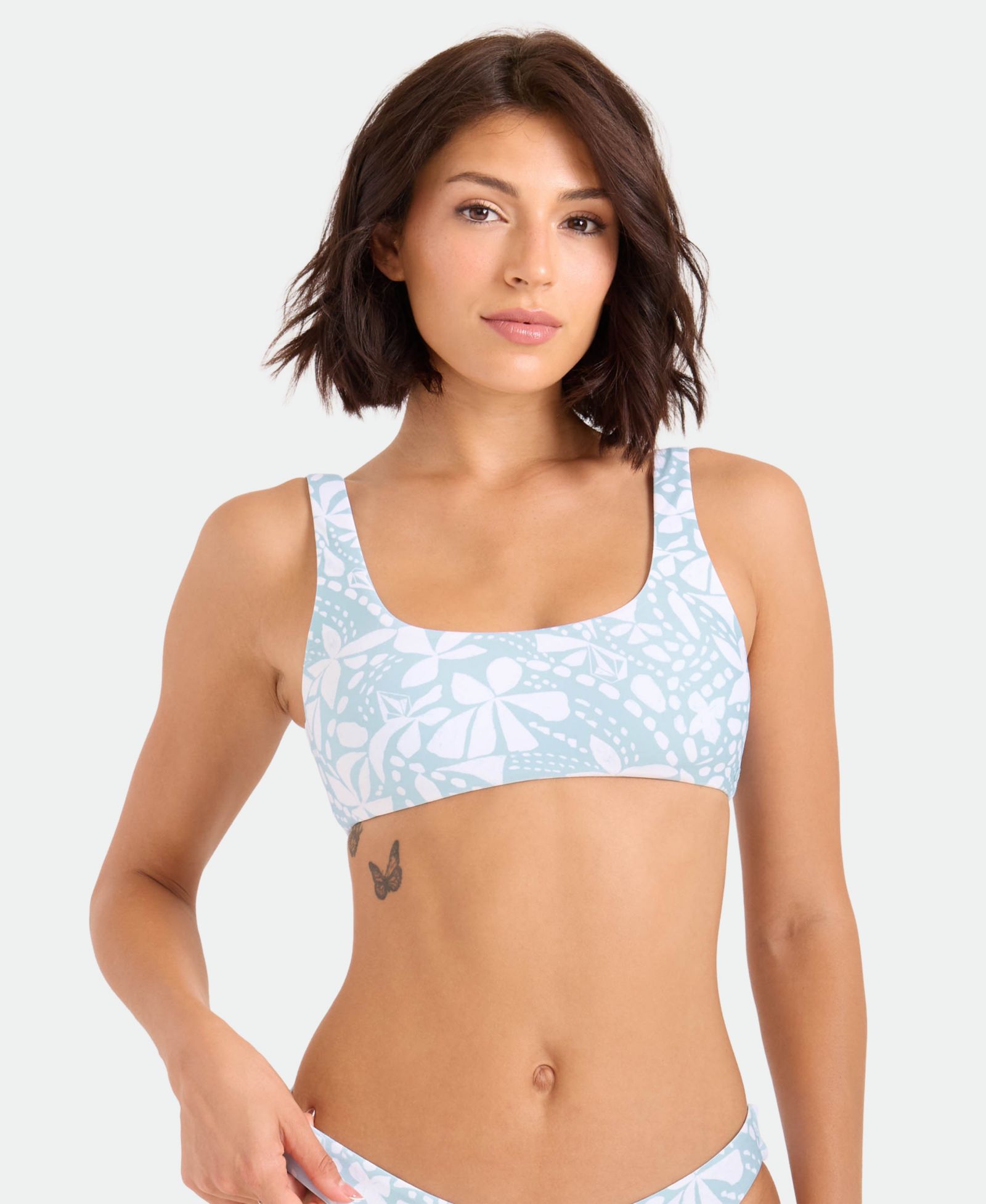 Верх от бикини Volcom Women's Printed Scoop Neck