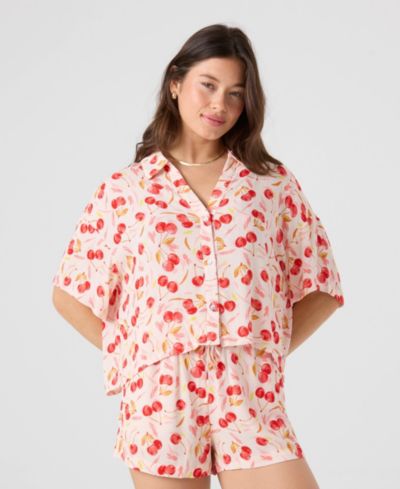 Женские шорты Roxy Cherry Printed Swim Cover-Up