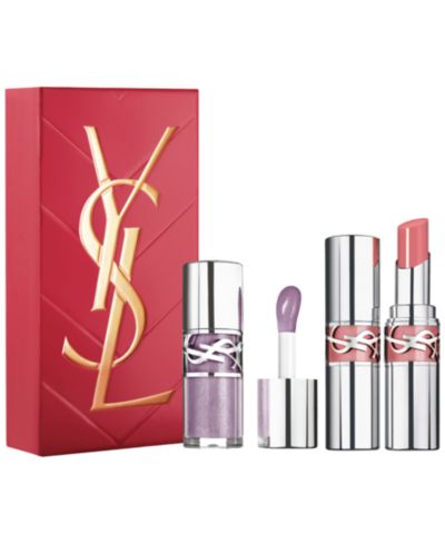 Подарочный набор Yves Saint Laurent Loveshine Plumping Lip Oil Gloss and Lip Oil Stick, 2 шт