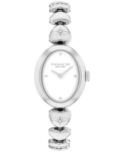 Coach часы Sammy, женские, браслет с сердцами, сталь, 22.5mm