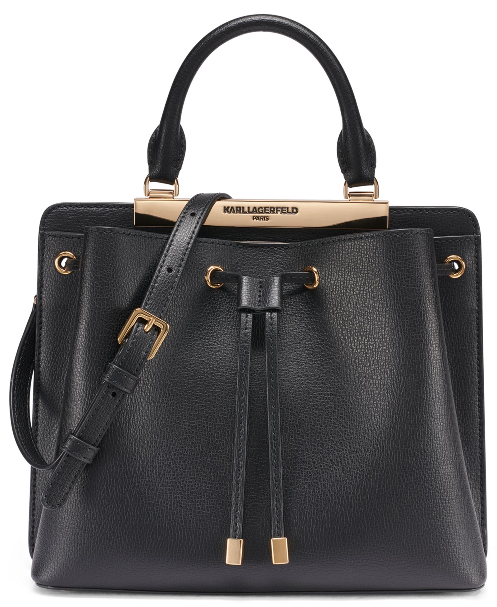 KARL LAGERFELD PARIS Evelina Small Bucket Handbag