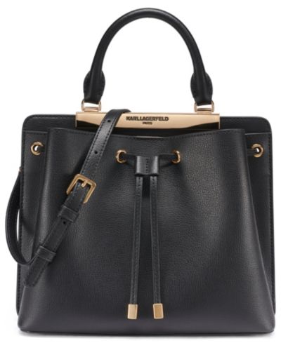 KARL LAGERFELD PARIS Evelina Small Bucket Handbag