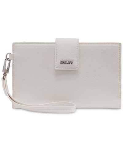 DKNY Boxed Lilah Snap Closure Flap Mini Wallet