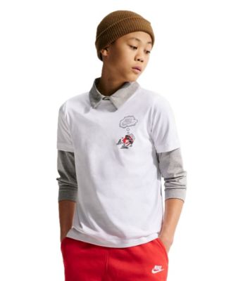 Nike Sportswear мужская футболка с коротким рукавом, размер 8-20