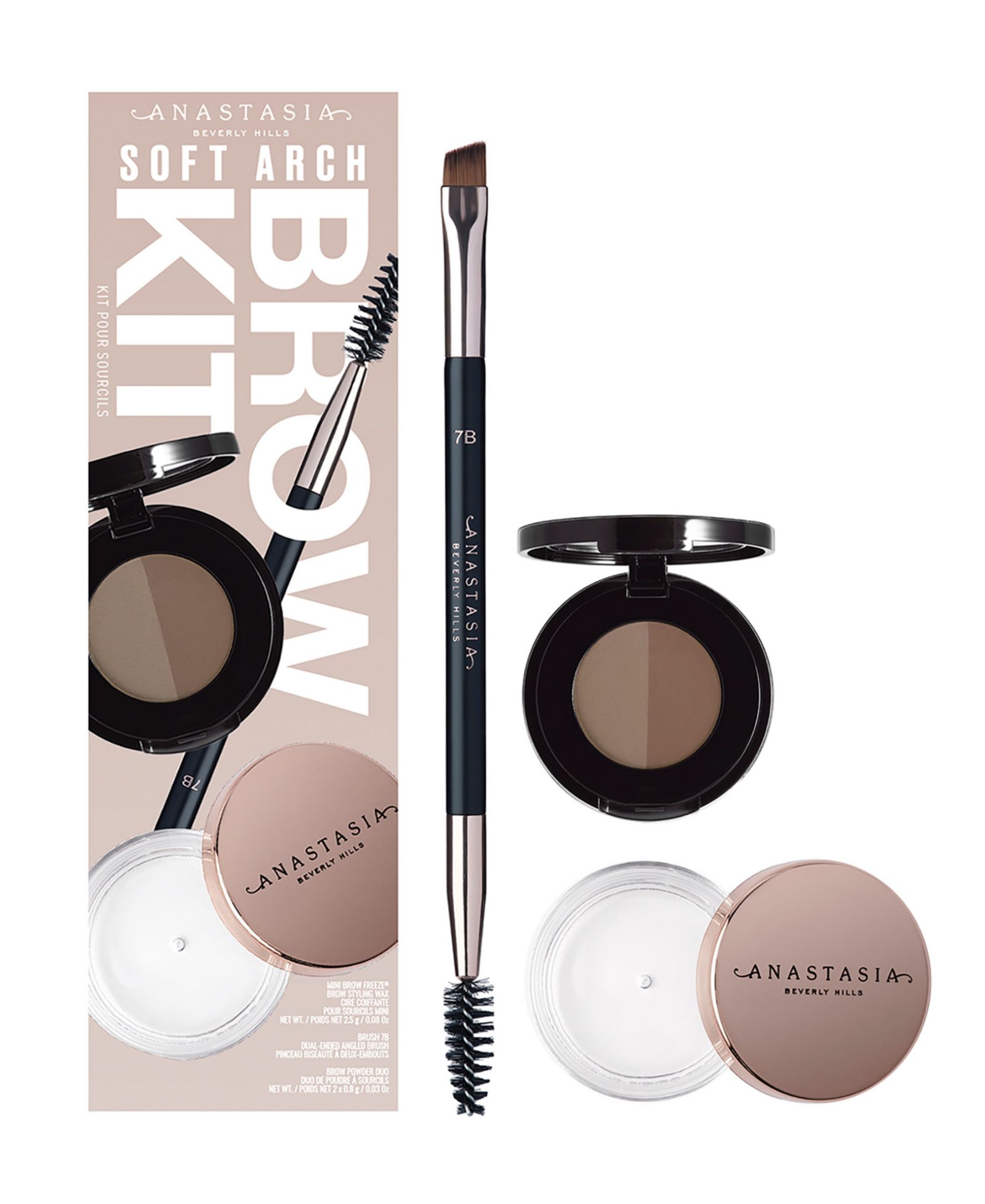 Набор для бровей Anastasia Beverly Hills Soft Arch Brow Set, Full Size