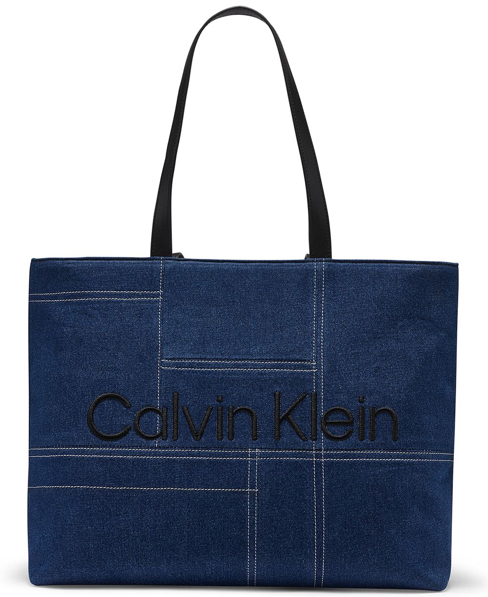 Calvin Klein Aurelia Large Denim Tote Handbag