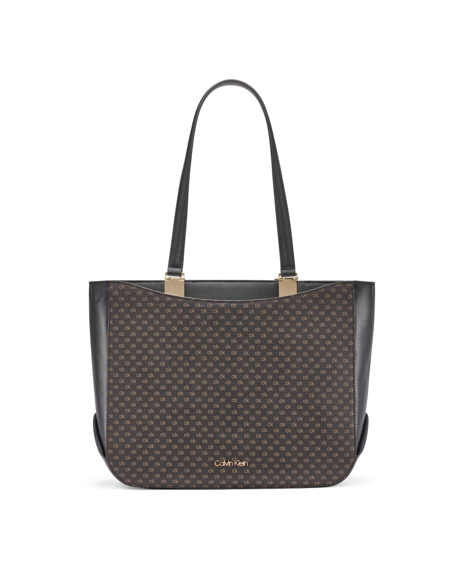 Calvin Klein Akari Large Signature Tote Handbag
