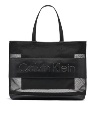 Calvin Klein Aurelia Mesh Large Tote Handbag