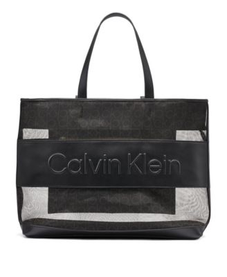 Calvin Klein большая сумка-тоут Aurelia Signature Mesh