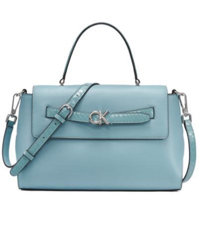 Calvin Klein Annalise Top Handle Belted Satchel