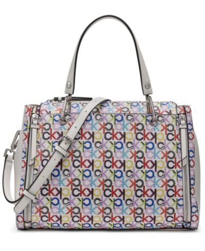 Сумка-сакво bag Calvin Klein Garnet Signature Triple Compartment Top Zipper