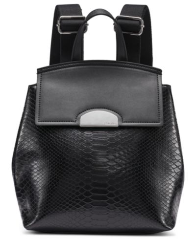 Calvin Klein Women's Small Arabella Snake Backpack