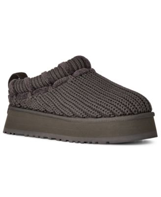 Женские тапочки UGG Tazz Whipstitch из трикотажа с декоративной строчкой, модель slip-on