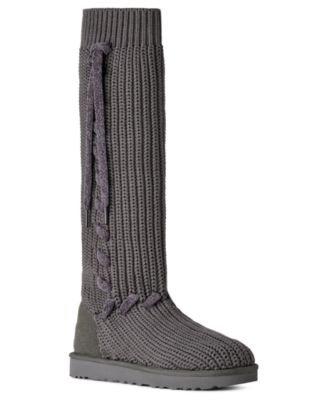 UGG® Women's Classic Tall Whipstitch Knit Slouch Knee High Boots