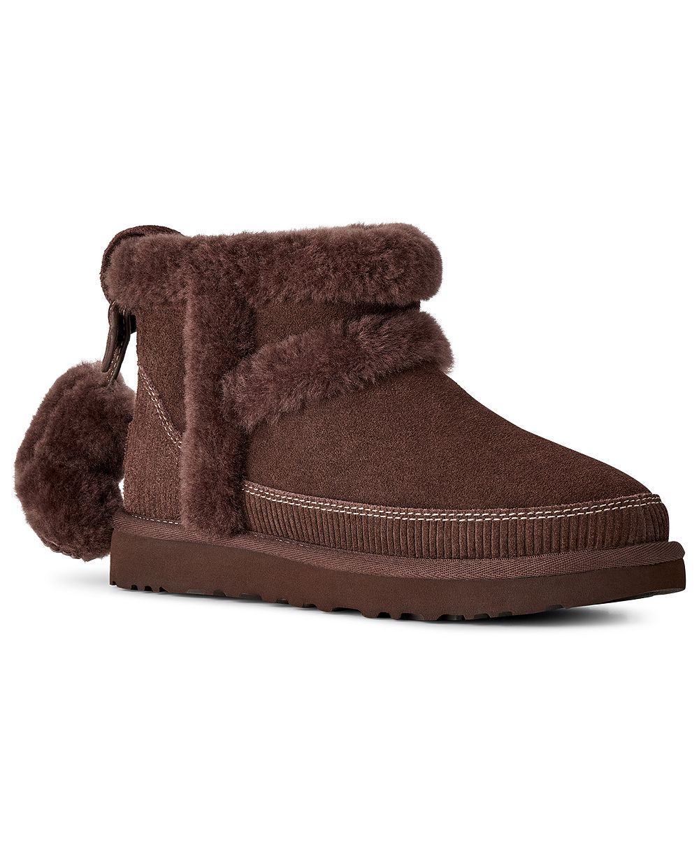 UGG® Women's Classic Mini Heritage Round Toe Booties