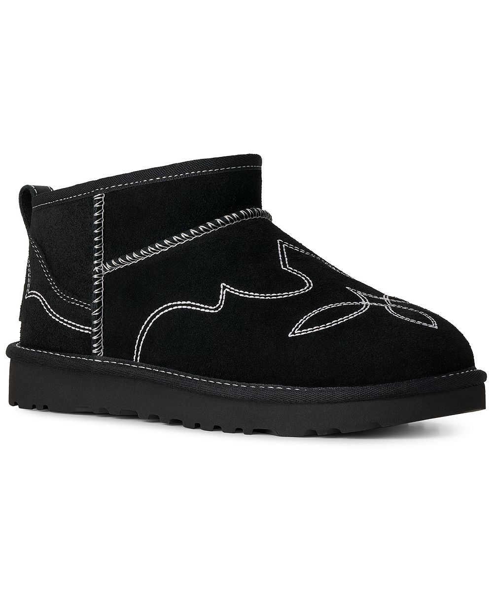 UGG® Women's Classic Ultra Mini Western Slip-On Booties
