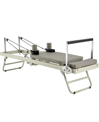 SUGFIT Foldable Pilates Reformer Home Gym Workout Machine with Dual Resistance 400 LB