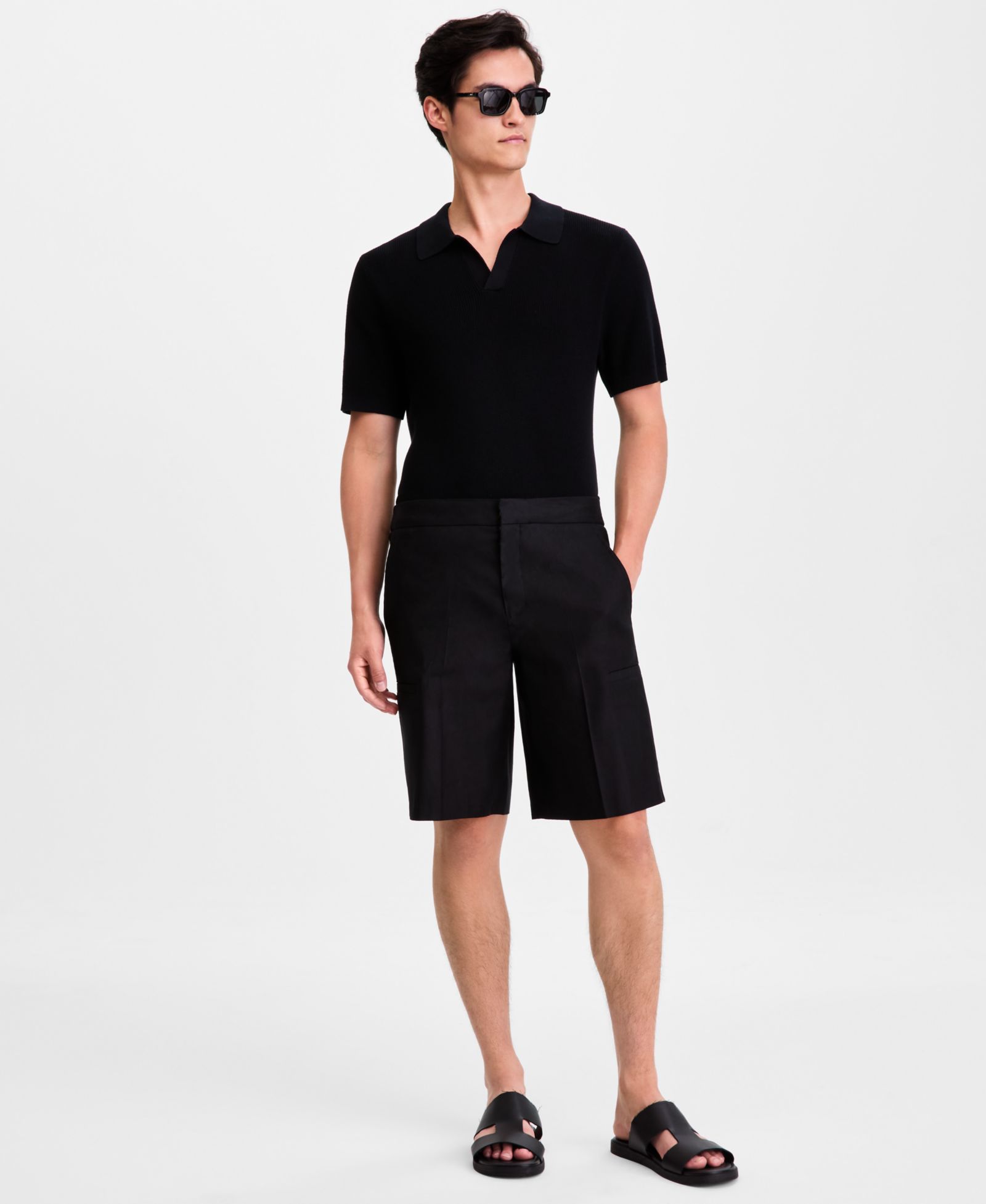 Мужские шорты Alfani Linen-Blend Utility