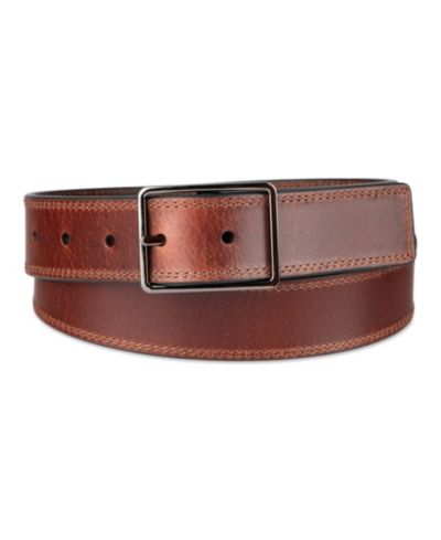 Ремень Tommy Hilfiger Men's Casual Center Bar Buckle Leather