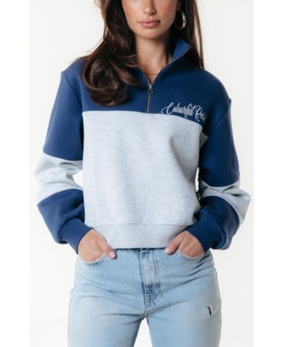 Colourful Rebel Женский Colourblock Zip Sweat