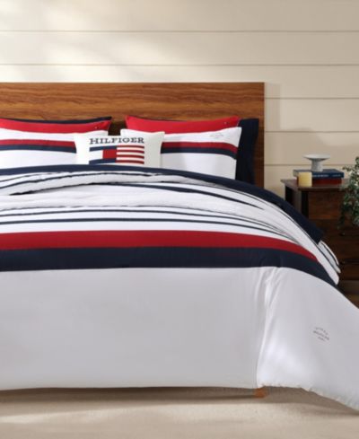 Комплект из 3-х одеял Tommy Hilfiger Classic Stripe, Full/Queen