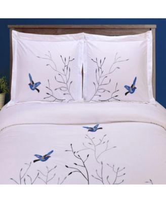 Superior Swallow Cotton 3-Piece Duvet Cover Set
