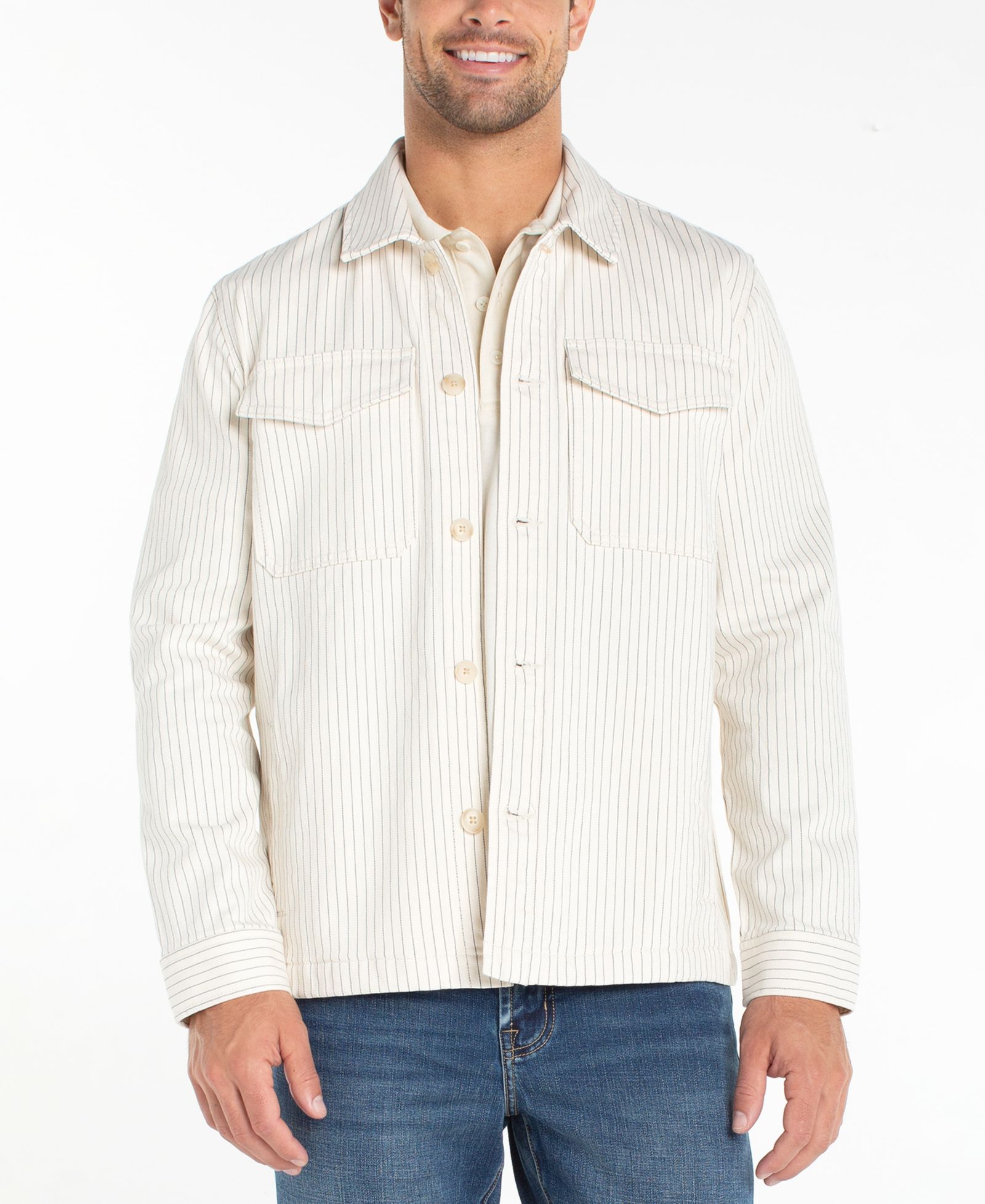 Liverpool Los Angeles Men's Flap Pocket Long-Sleeve Jacket