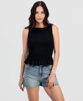 And Now This Женский Smocked Peplum Top