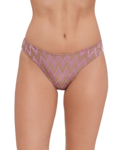 Женские плавки Steve Madden Scoop Pull-On Swim Hipster Bottoms