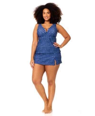Raisins Curve Plus Size Tanzania Tankini Top