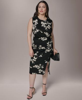 Donna Karan New York платье-футляр без рукавов, Plus Size