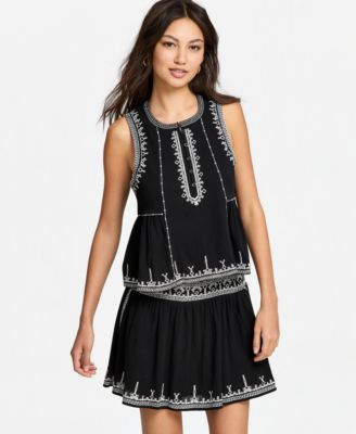 And Now This Women's Embroidered Trim Tank Top, Macy's Exclusive