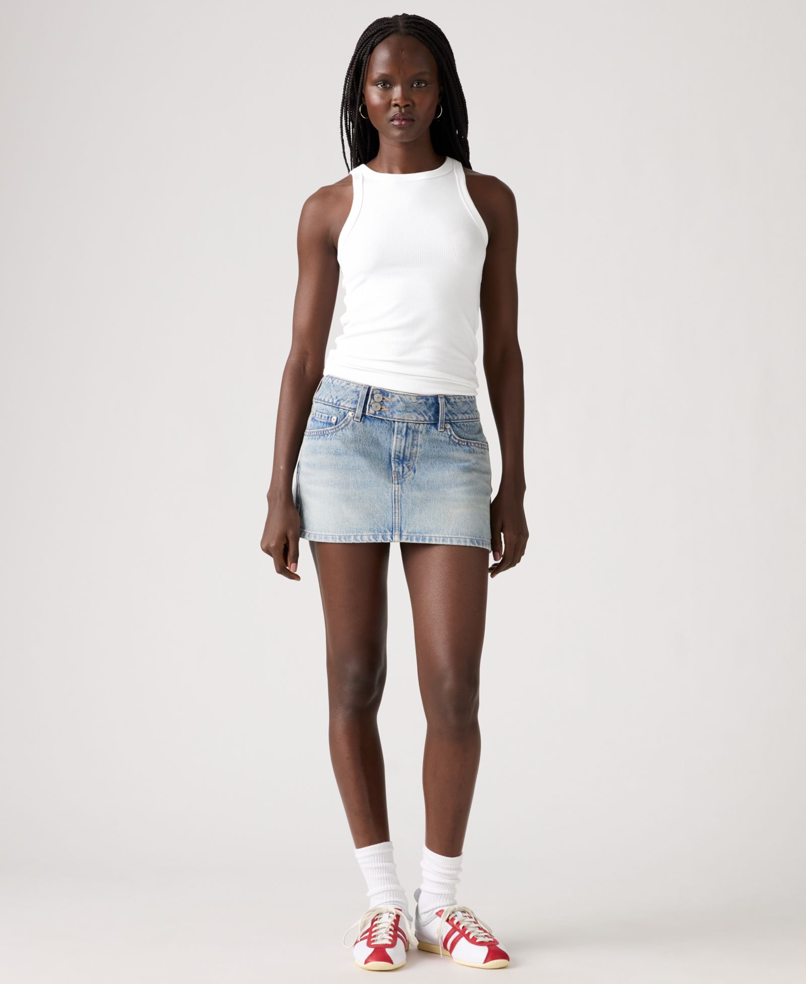 Levi's Women's Slim-Fit Superlow Mini Skirt
