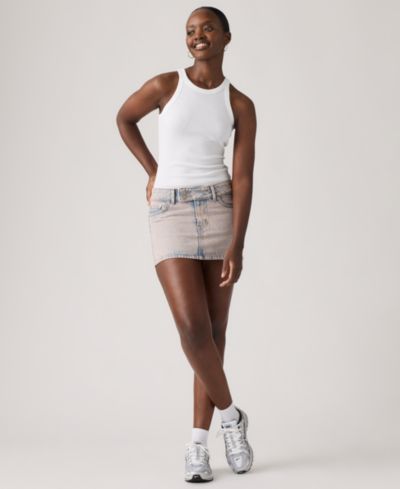 Levi's Women's Slim-Fit Superlow Mini Skirt