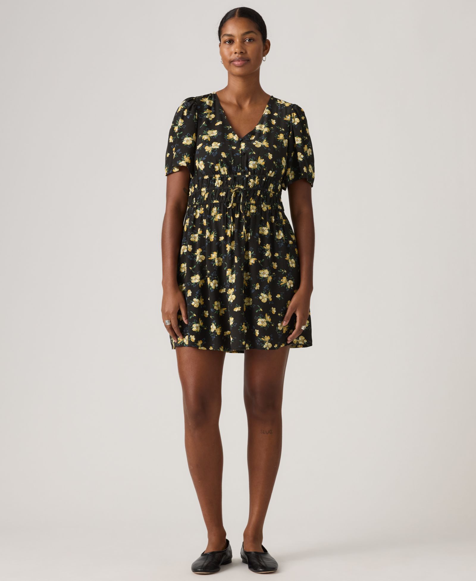 Женское мини-платье Levi's Rylan V-Neck Crepe