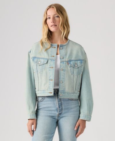 Женская джинсовая куртка Levi's без воротника